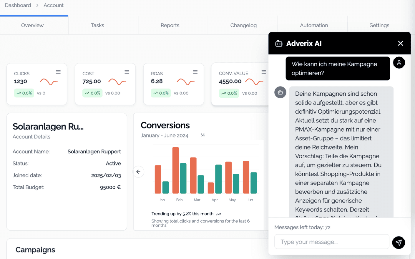 AI-powered platform feature